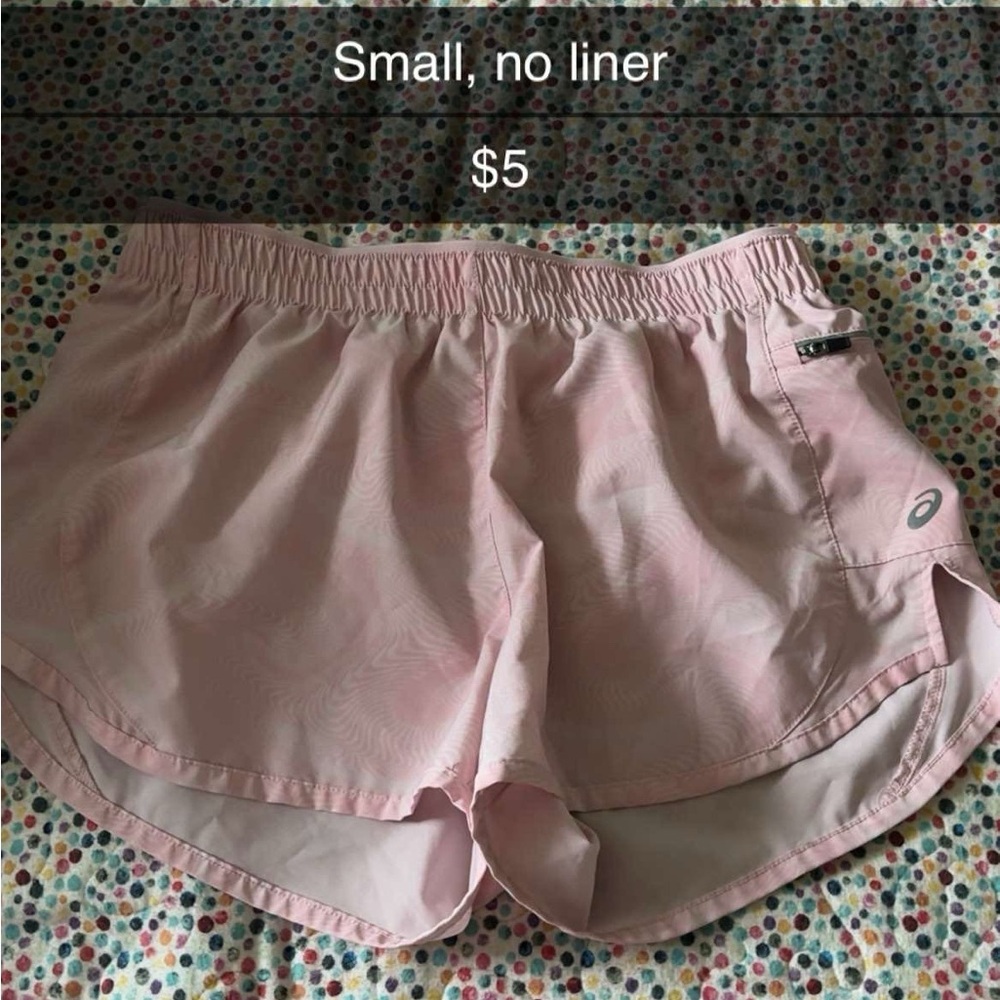 Asics Pink Athletic Shorts